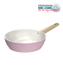 Chảo phủ sứ Nano đáy từ Sunhouse Healthy SHG26MP